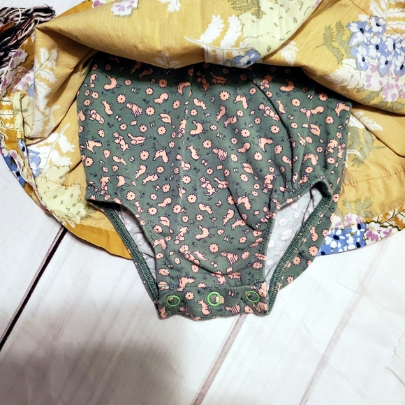 Matilda Jane Onesie Dress Yellow Green Blue 18mo - Picture 4 of 6